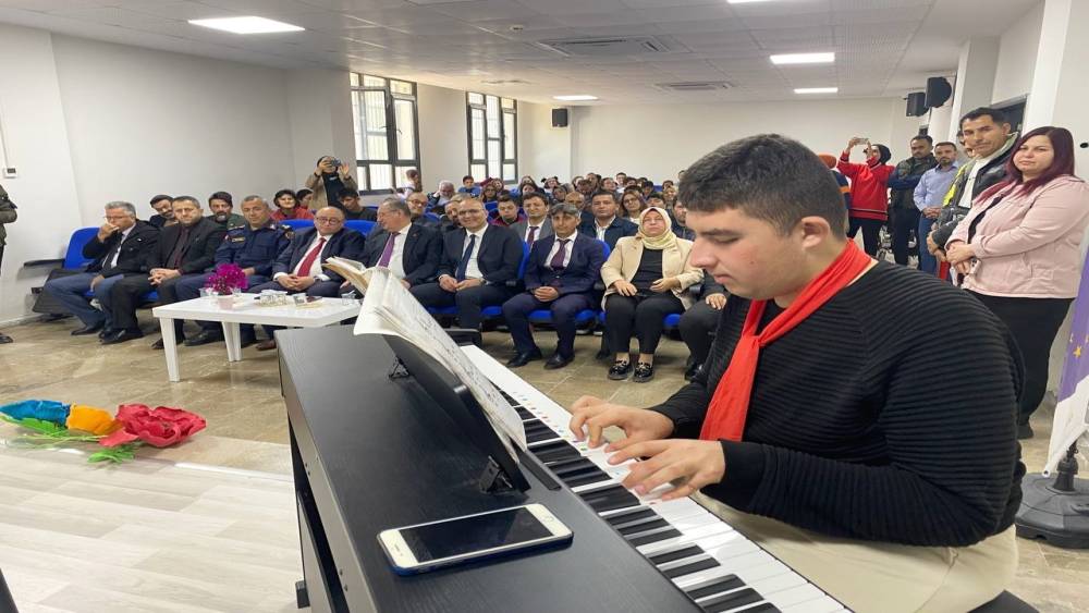 Özel bireylerin etkinliği renkli anlara sahne oldu
