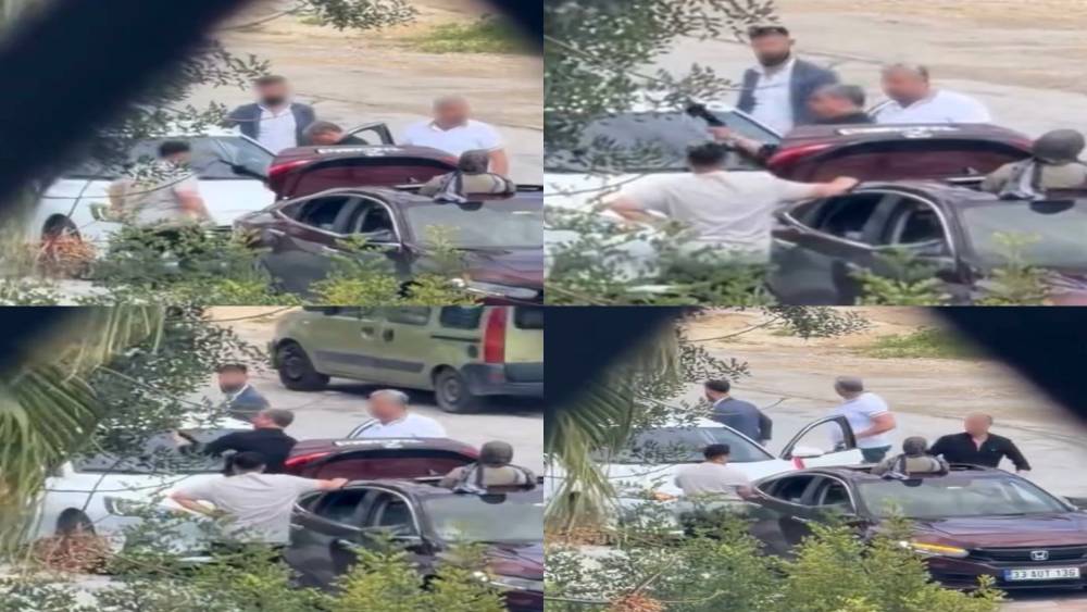 Mersin&rsquo;de d&uuml;ğ&uuml;n konvoyunda havaya ateş a&ccedil;an ş&uuml;pheli yakalandı
