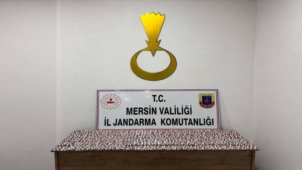 Mersin&rsquo;de 7 bin 256 sentetik hap ele ge&ccedil;irildi, 1 tutuklama
