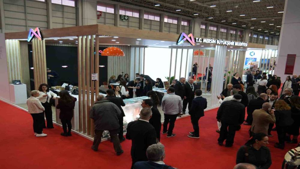 Mersin B&uuml;y&uuml;kşehir Belediyesi, fuarda kentin turizm potansiyelini tanıttı
