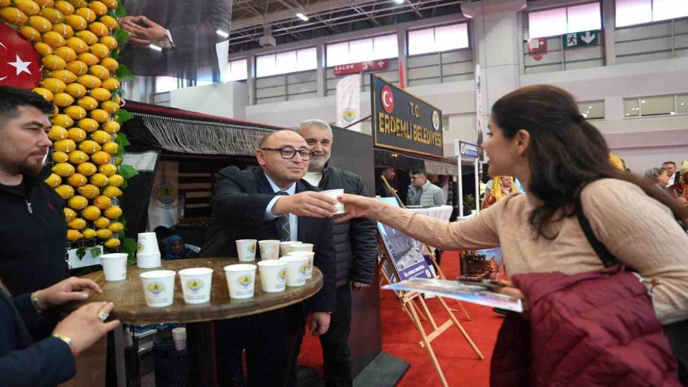 Erdemli, EMITT Fuarı&rsquo;nda ziyaret&ccedil;ilerin ilgi odağı oldu
