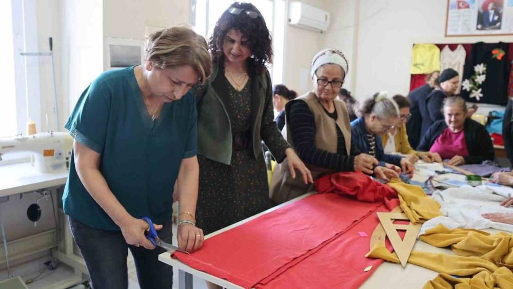 Kansere karşı makine başında m&uuml;cadele: Kurslar moral oldu
