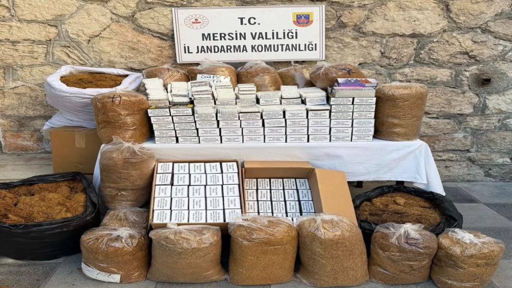 Mersin&rsquo;de ka&ccedil;ak makaron operasyonu: 1 g&ouml;zaltı
