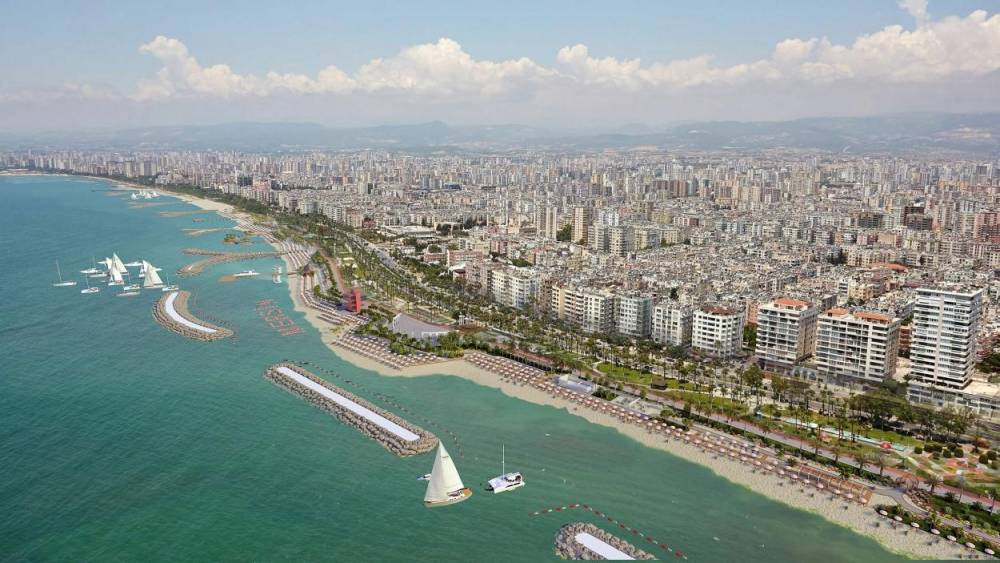 Mersin&rsquo;de sahil hattına &rsquo;Plaj Mersin&rsquo; projesi
