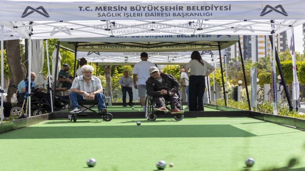 Mersin&rsquo;de Engelsiz Rekabet: Bocce Turnuvasında heyecan dolu anlar
