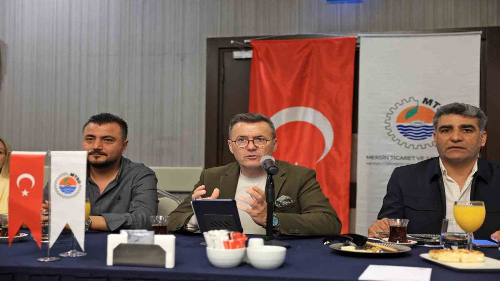 Mersin iş d&uuml;nyası ortak akılda buluştu: &Uuml;retim, ihracat ve lojistik masaya yatırıldı
