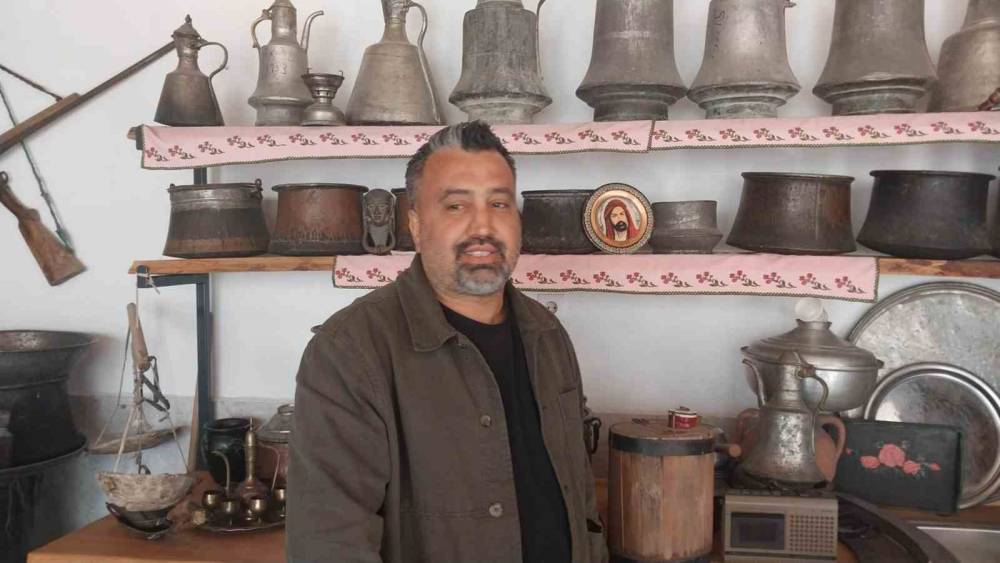 Babadan kalma lokanta, y&uuml;zlerce obje ile m&uuml;zeye d&ouml;n&uuml;şt&uuml;
