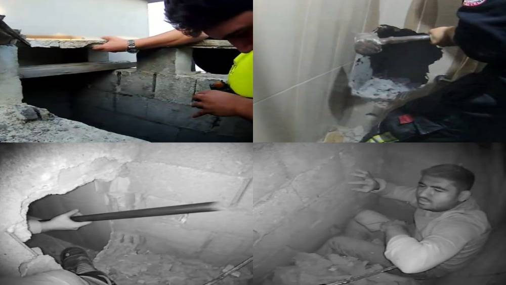 Mersin’de havalandırma boşluğunda nefes kesen kurtarma operasyonu
