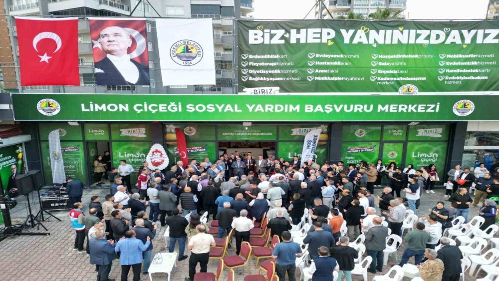 Erdemli&rsquo;de sosyal yardımlar i&ccedil;in yeni merkez a&ccedil;ıldı
