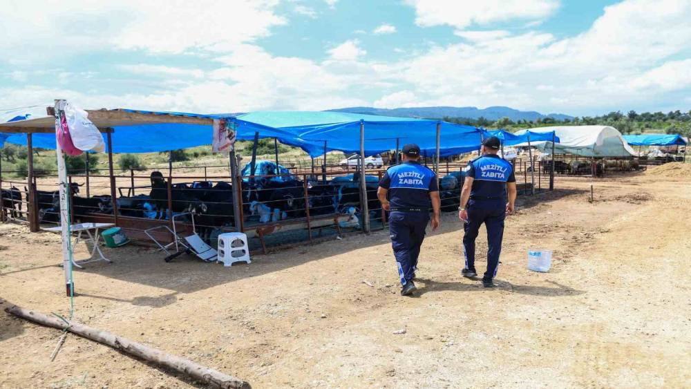 Mezitli&rsquo;de Kurban Bayramı &ouml;ncesi sıkı denetim
