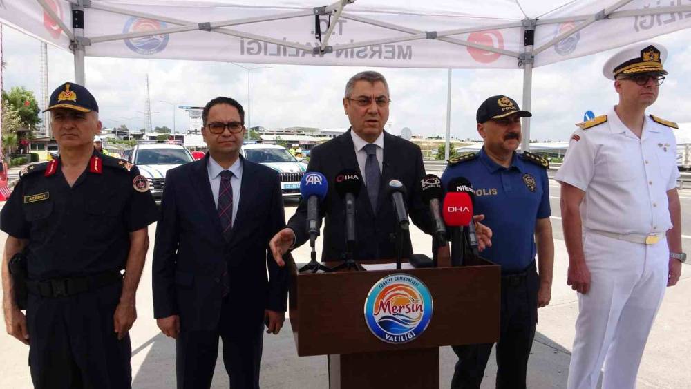 Mersin&rsquo;de bayramda g&uuml;nl&uuml;k 700 ara&ccedil;, 11 dron ve 3 bin 507 personel g&ouml;rev yapacak
