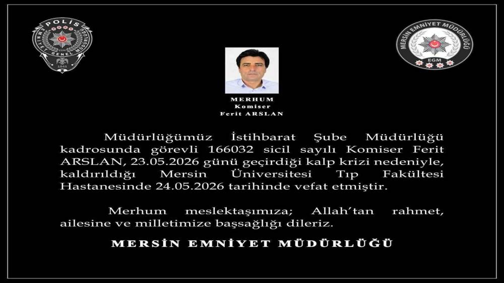 Kalp krizine yenilen komiserin naaşı memleketi Diyarbakır&rsquo;a g&ouml;nderildi
