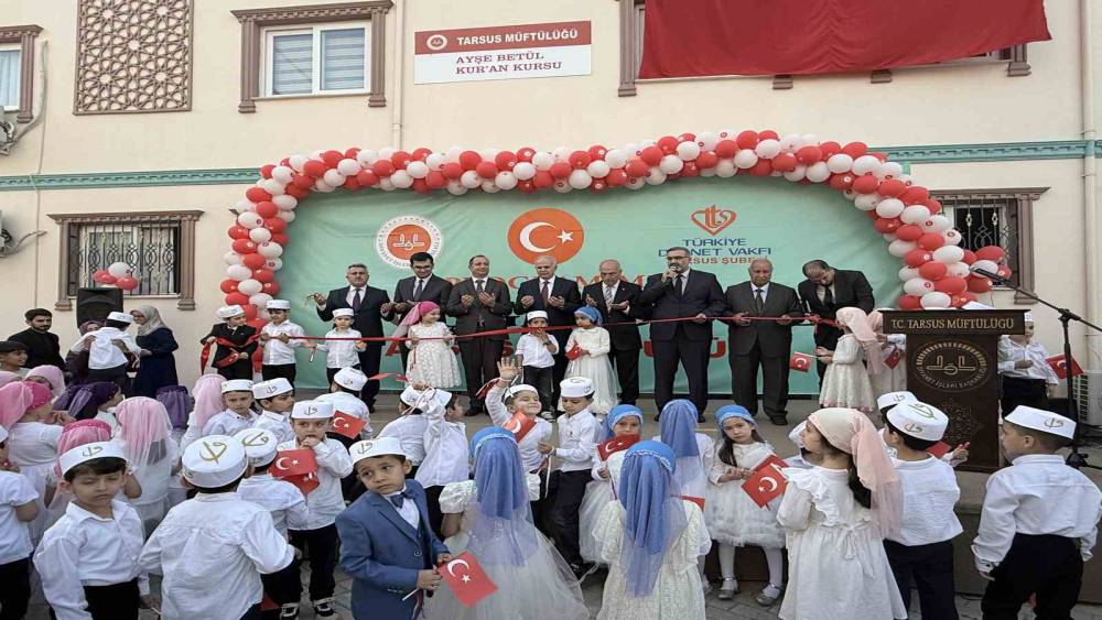 Tarsus&rsquo;ta yeni Kur&rsquo;an Kursu kapılarını a&ccedil;tı
