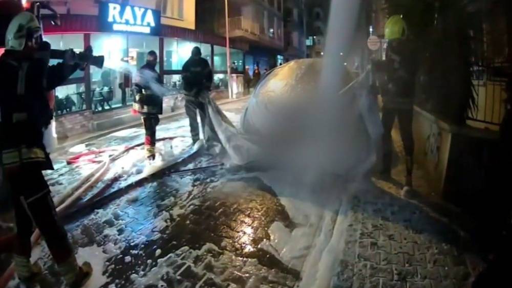 Elektrikli ara&ccedil; yangınına teknolojik m&uuml;dahale
