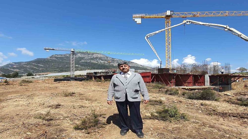 Anamur’da yapılacak caminin kıblesi yerinde belirlendi