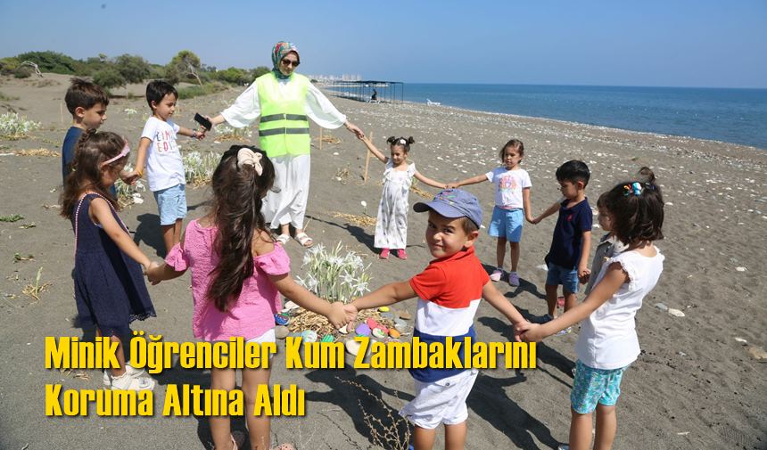 Minik Öğrenciler Kum Zambaklarını Koruma Altına Aldı