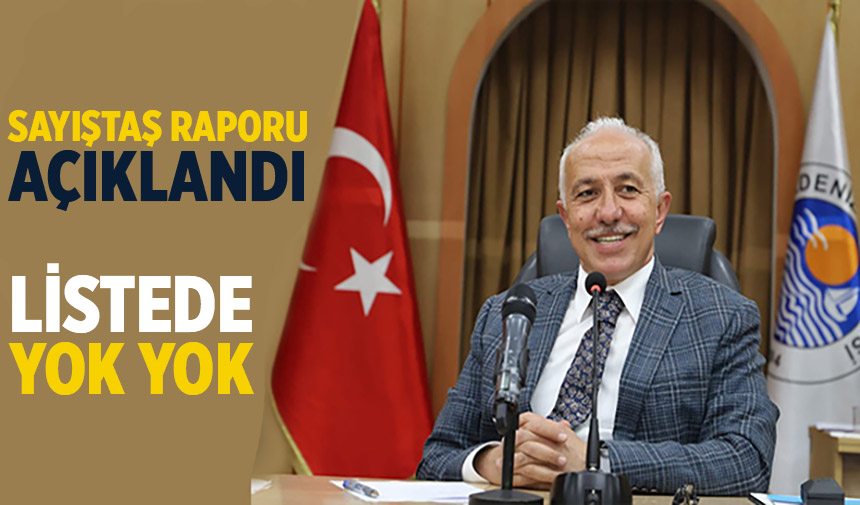 Sayıştay’ın Akdeniz Belediyesi Denetim Raporu Açıklandı, Listede Yok Yok