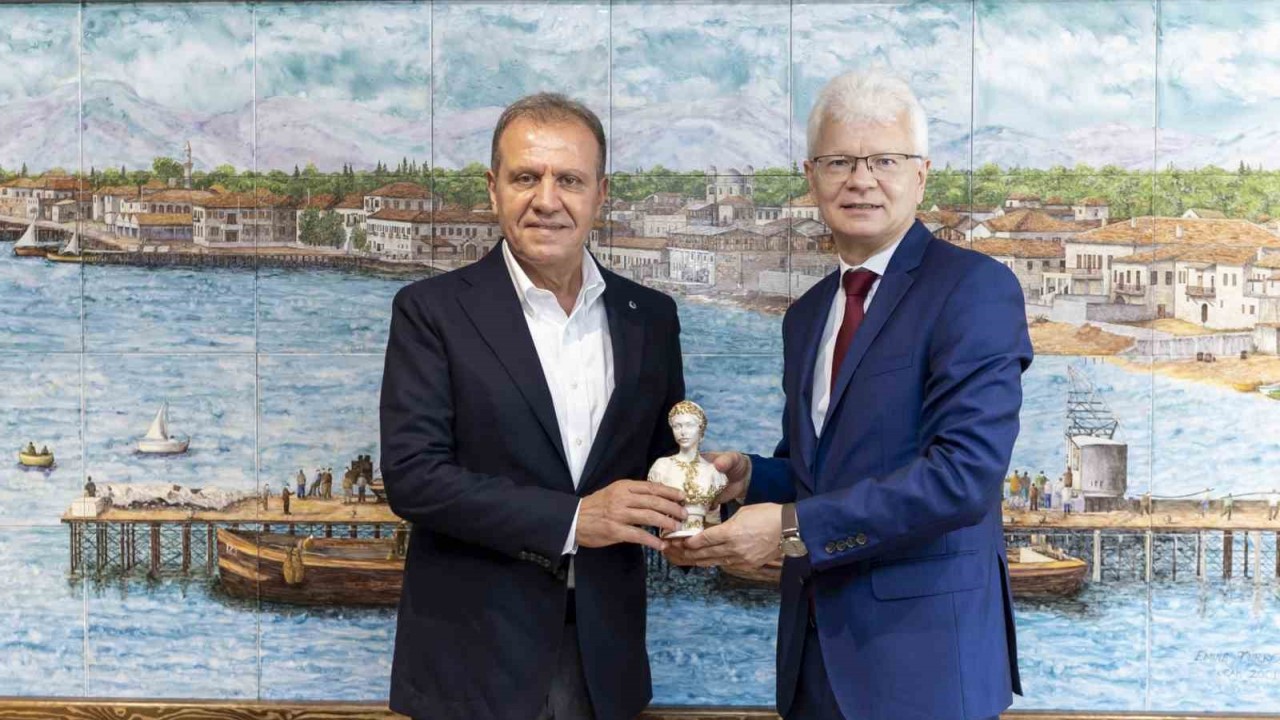 Litvanya Büyükelçisi Degutis’ten Başkan Seçer’e ziyaret