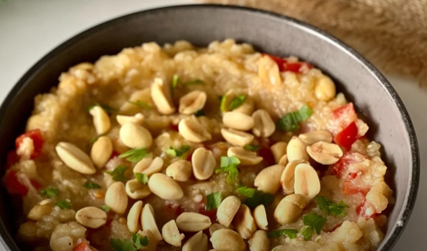 Yer Fıstıklı Patlıcan Salatası Tarifi