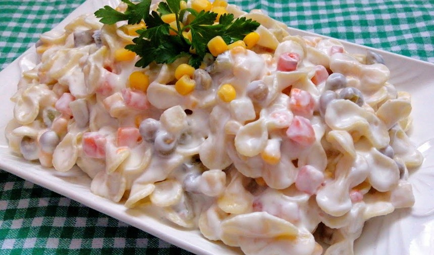 Makarna Salatası Tarifi, Yemek tarifi, nasıl yapılır?