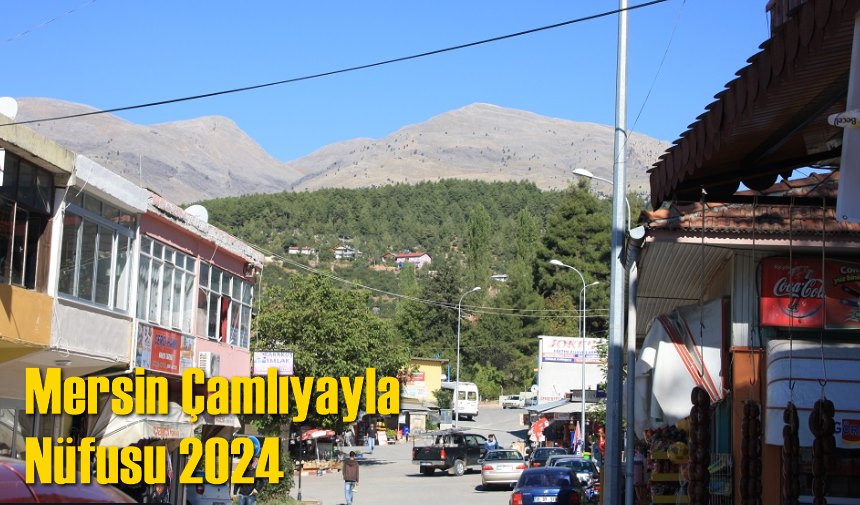 Mersin Çamlıyayla Nüfusu 2024