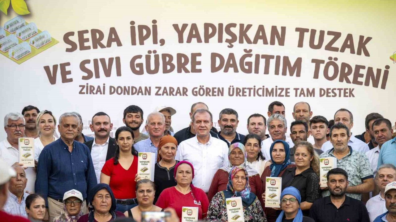 Başkan Seçer, üreticilere destek törenine katıldı