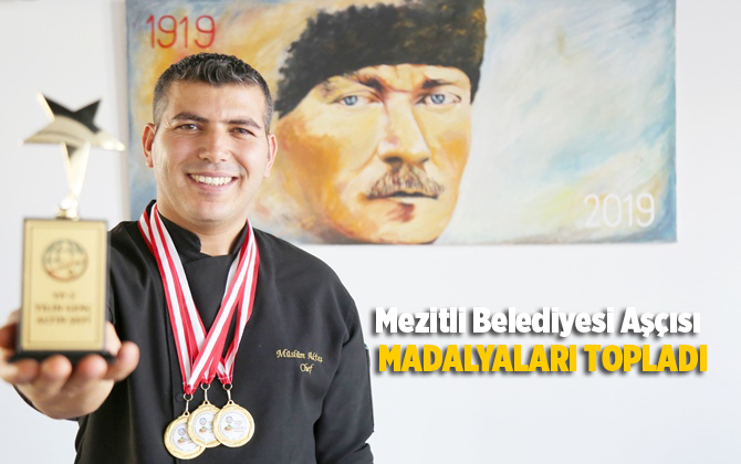 Mezitli Belediyesi Aş&ccedil;ısı 3 Altın Madalya 1 Kupa Aldı