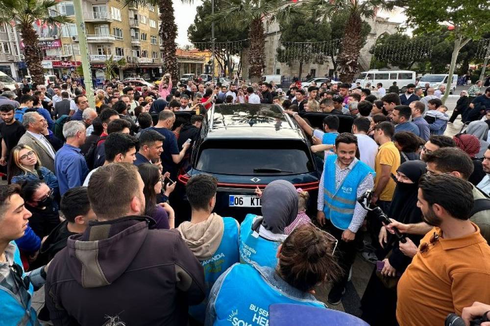 Aydın&rsquo;da TOGG izdihamı