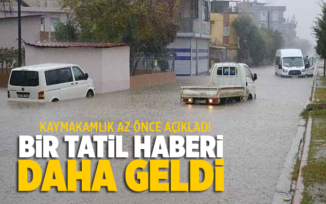 Mersin Erdemli'de Bazı Okullar Tatil Edildi