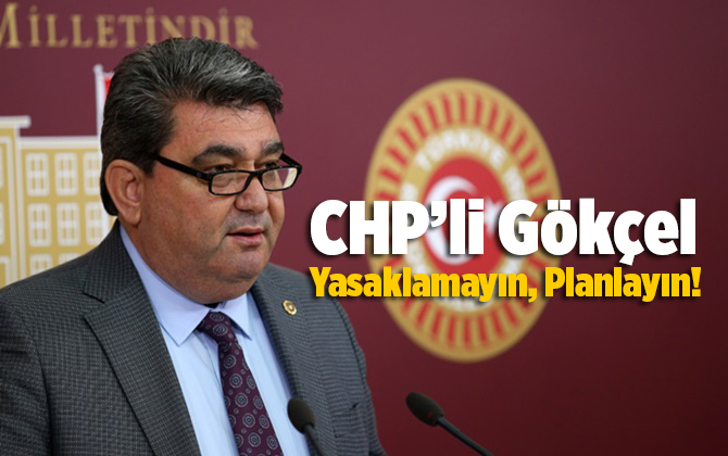 CHP&rsquo;li G&ouml;k&ccedil;el, Yasaklamayın, Planlayın