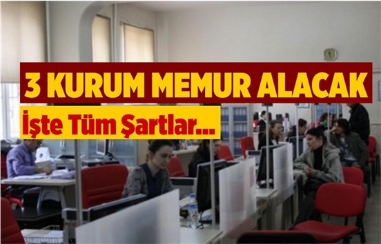 3 Kurum memur Alacak