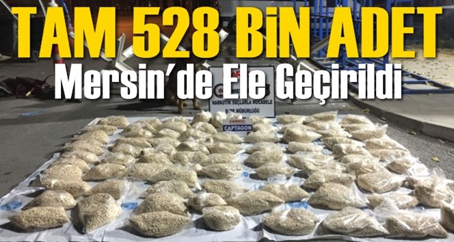 Mersin&rsquo;de uyuşturucu operasyonu