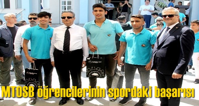 MTOSB &ouml;ğrencilerinin spordaki başarısı