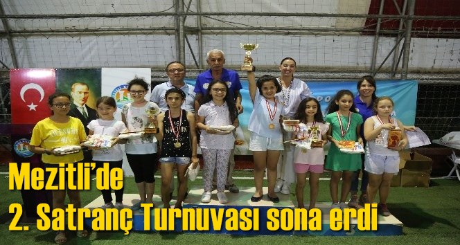 Mezitli&rsquo;de 2. Satran&ccedil; Turnuvası sona erdi