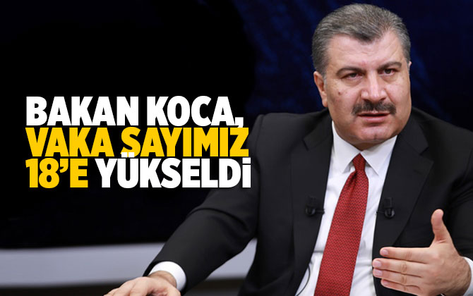 T&uuml;rkiye'deki Corona Vir&uuml;s Vaka Sayısı 18 Oldu