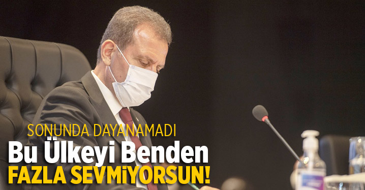 Başkan Se&ccedil;er, Haksız Eleştirilere Dayanamadı,'Bu &Uuml;lkeyi Benden Fazla Sevmiyorsun'