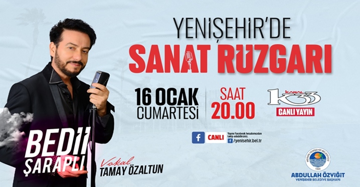 Yenişehir Belediyesinden Yerel Sanat&ccedil;ılara Destek