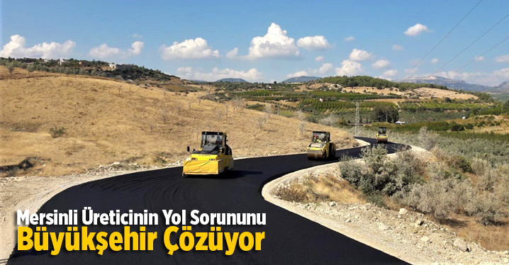 Mersinli &Uuml;reticinin Yol Sorununu B&uuml;y&uuml;kşehir &Ccedil;&ouml;z&uuml;yor