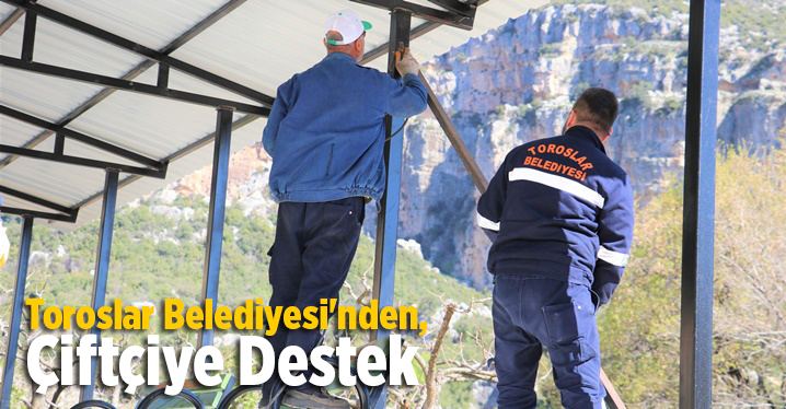 Toroslar Belediyesi'nden, &Ccedil;ift&ccedil;iye Destek