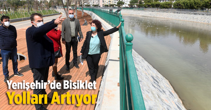 Yenişehir&rsquo;de Bisiklet Yolları Artıyor