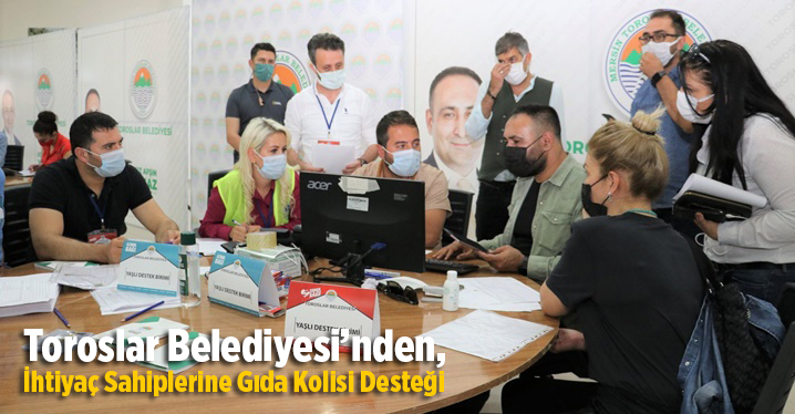Toroslar Belediyesi&rsquo;nden, İhtiya&ccedil; Sahiplerine Gıda Kolisi Desteği