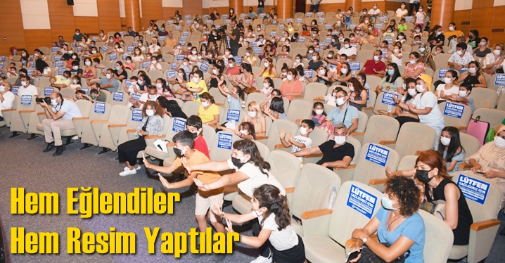 Hem Eğlendiler Hem Resim Yaptılar