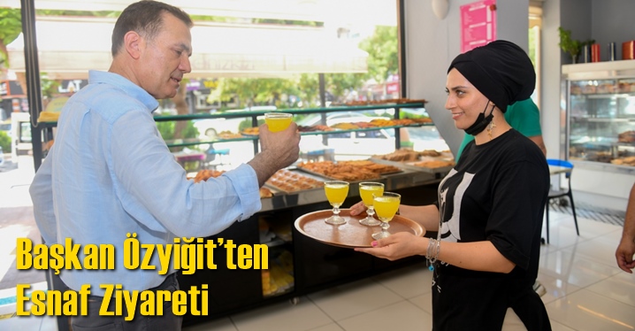 Başkan &Ouml;zyiğit&rsquo;ten Esnaf Ziyareti