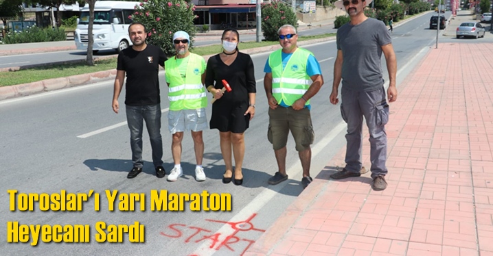 Toroslar'ı Yarı Maraton Heyecanı Sardı