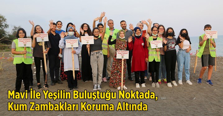 Mavi İle Yeşilin Buluştuğu Noktada, Kum Zambakları Koruma Altında
