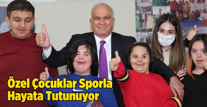 Özel Çocuklar Sporla Hayata Tutunuyor