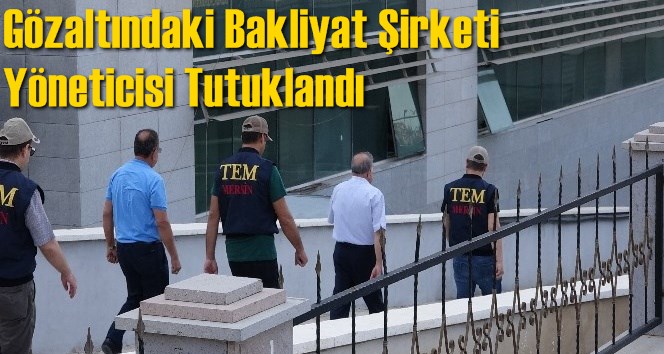 Mersin'de bakliyat şirketi y&ouml;neticisi tutuklandı
