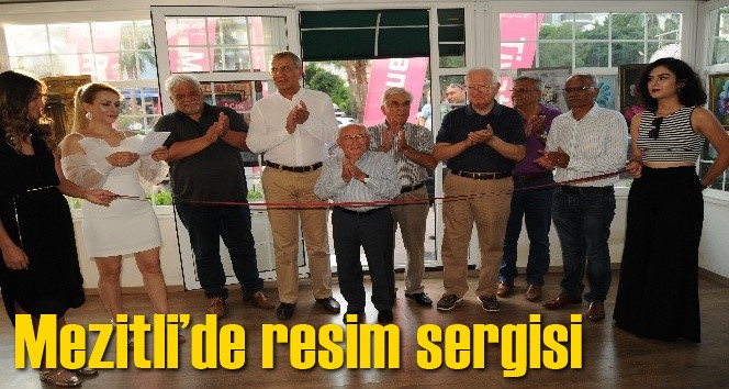 Mezitli&rsquo;de resim sergisi