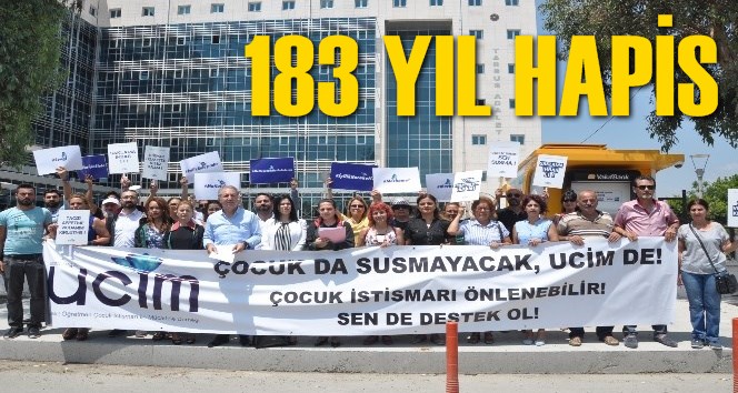 &Ccedil;ocuklarına cinsel istismarda bulunan babaya mahkeme 183 yıl hapis cezası verdi