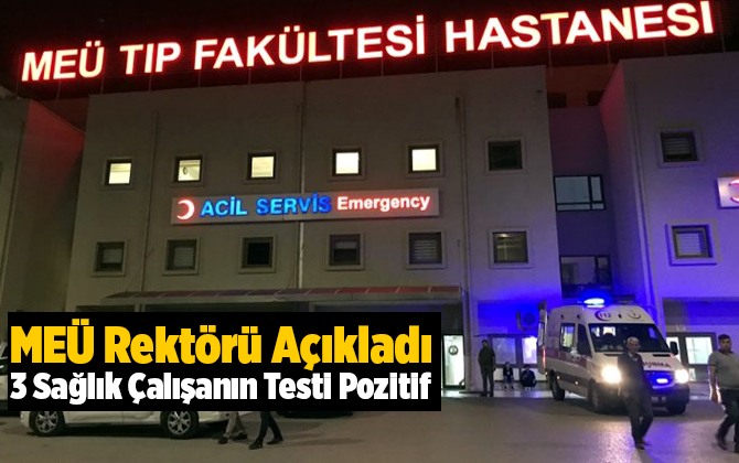 Mersin'de &uuml;&ccedil; sağlık &ccedil;alışanının Kovid-19 testi pozitif &ccedil;ıktı